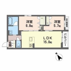 ロジ環水公園グランデの物件間取画像